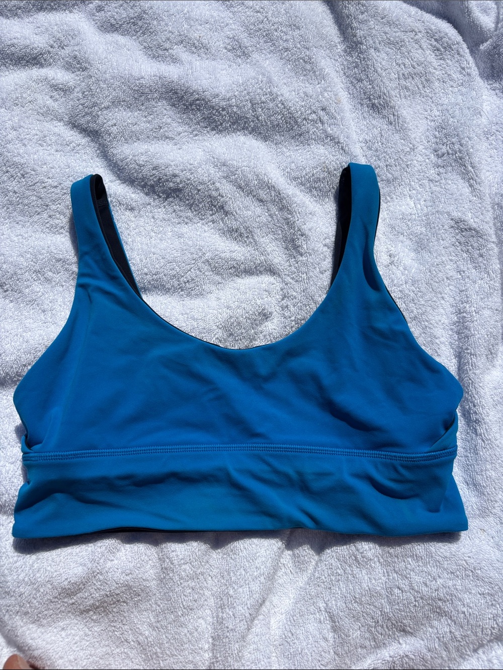 Lululemon Align Bra Reversible A/B cup poolside, blue and navy SZ 10 like new💙